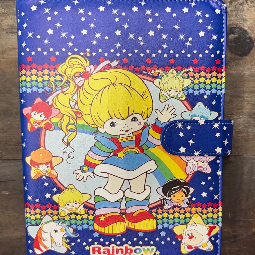 Rainbow Brite A5 6 ring binder with matching paper